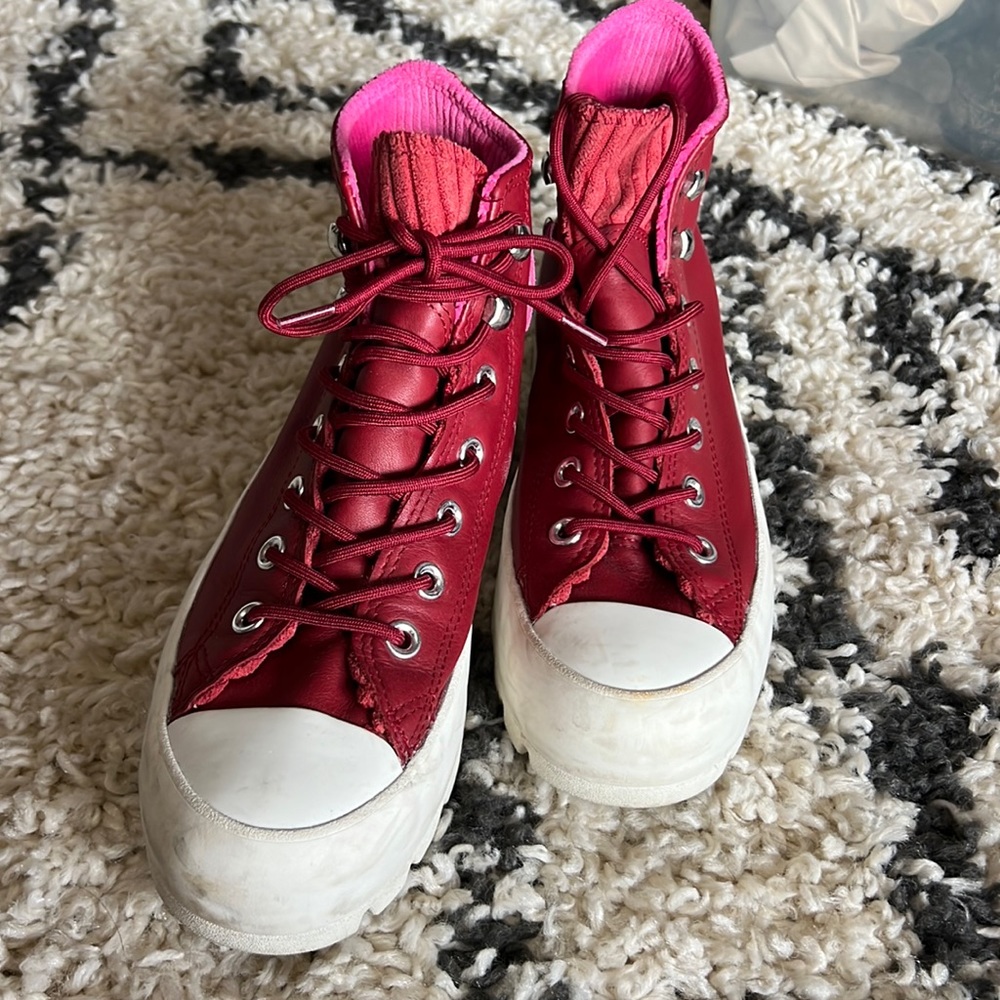 Converse CTAS Hi Red Gore-Tex GTX Lugged Waterproof